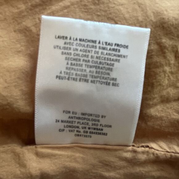 Long Maeve Womens the Copper Cotton Button Safari Midi Skirt - Med - Picture 15 of 16